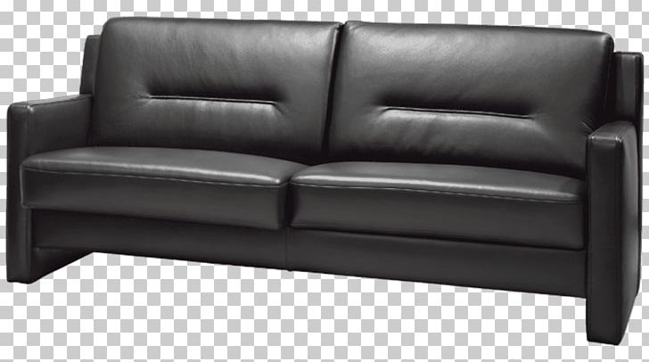Couch Leather Fauteuil Furniture Sofa Bed PNG, Clipart, Angle, Anthracite, Black, Chair, Chaise Longue Free PNG Download