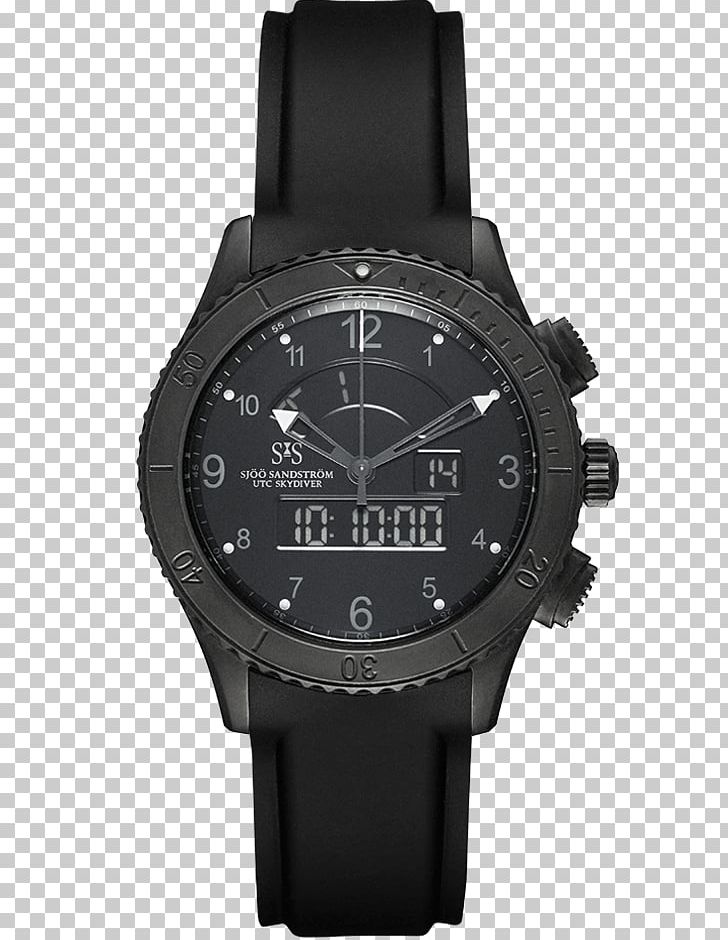 Sjöö Sandström Clock Coordinated Universal Time Watch PNG, Clipart, Black, Brand, Chronograph, Clock, Coordinated Universal Time Free PNG Download