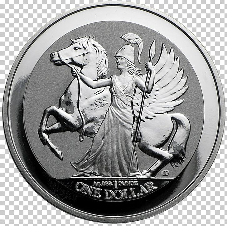 British Virgin Islands Proof Coinage Pegasus Silver Ounce PNG, Clipart, Athena, Black And White, British Virgin Islands, Bullion, Bullion Coin Free PNG Download