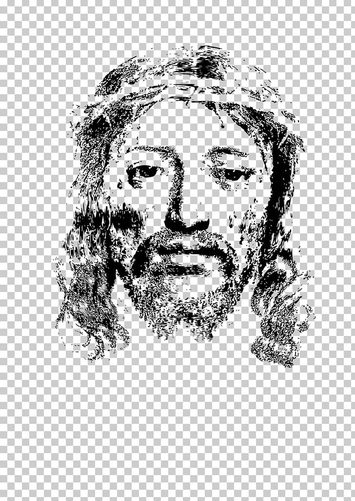 Holy Face Of Jesus Crown Of Thorns Religion PNG, Clipart, Art, Artwork, Black And White, Christianity, Depiction Of Jesus Free PNG Download
