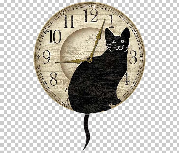 Cat Pendulum Clock Kitten Wall Decal PNG, Clipart, Animals, Black Cat, Cat, Cat Lady, Cat Like Mammal Free PNG Download