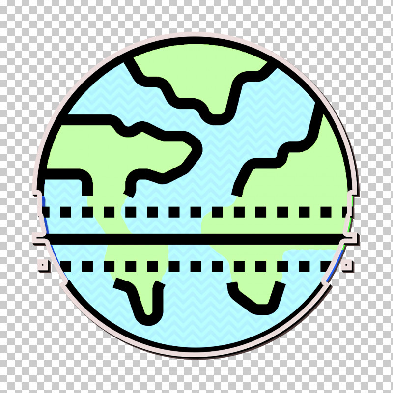 Equator Icon Latitude Icon Global Warming Icon PNG, Clipart, Equator Icon, Global Warming Icon, Logo, Sticker, Turquoise Free PNG Download