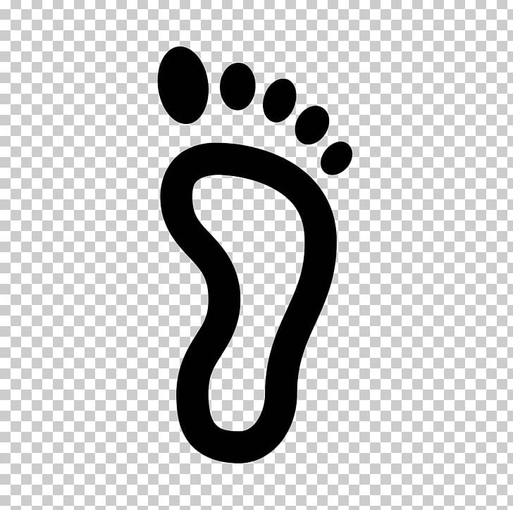 Footprint Computer Icons Black & White PNG, Clipart, Ball, Barefoot, Black And White, Black White, Circle Free PNG Download
