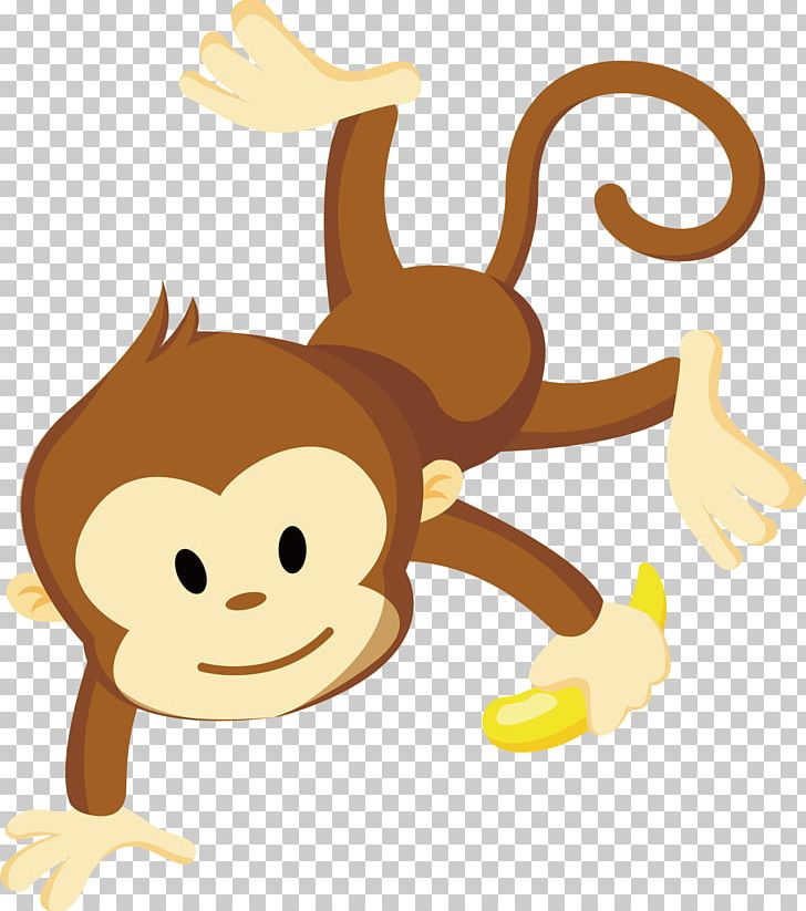 Monkey PNG, Clipart, Adobe Illustrator, Animal, Animals, Animation, Banana Leaf Free PNG Download