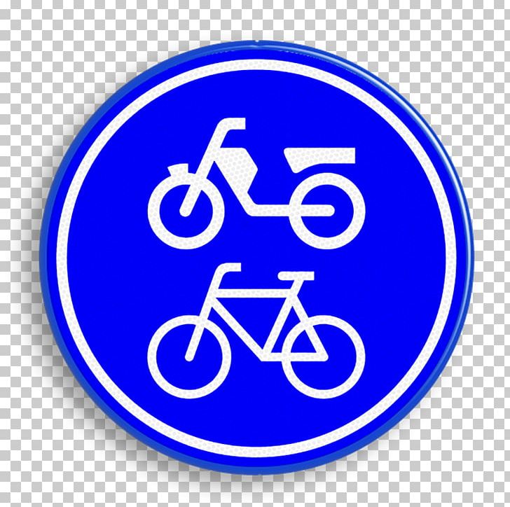 Traffic Sign Bicycle Scooter Motorcycle Moped PNG, Clipart, Area, Bicycle, Blue, Brand, Carriageway Free PNG Download