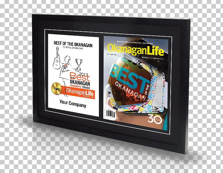 Okanagan Life Magazine Restaurant Marketing PNG, Clipart, Advertising, Award, Brand, Display Advertising, Display Device Free PNG Download