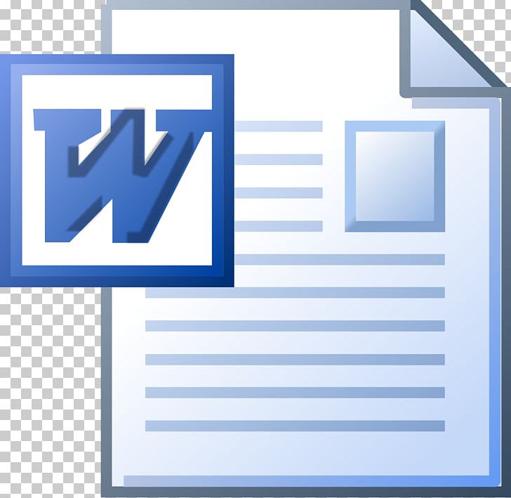 Microsoft Word Document File Format Computer Icons PNG, Clipart, Angle, Area, Blue, Brand, Comp Free PNG Download