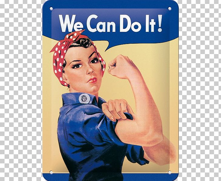 Naomi Parker Fraley We Can Do It! World War II Rosie The Riveter PNG, Clipart, Advertising, Electric Blue, Finger, Hand, Human Behavior Free PNG Download