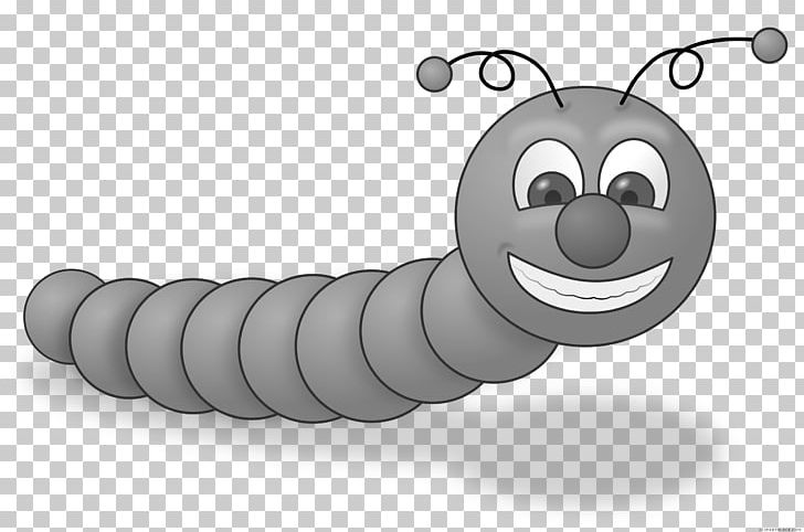 black and white caterpillar clipart png
