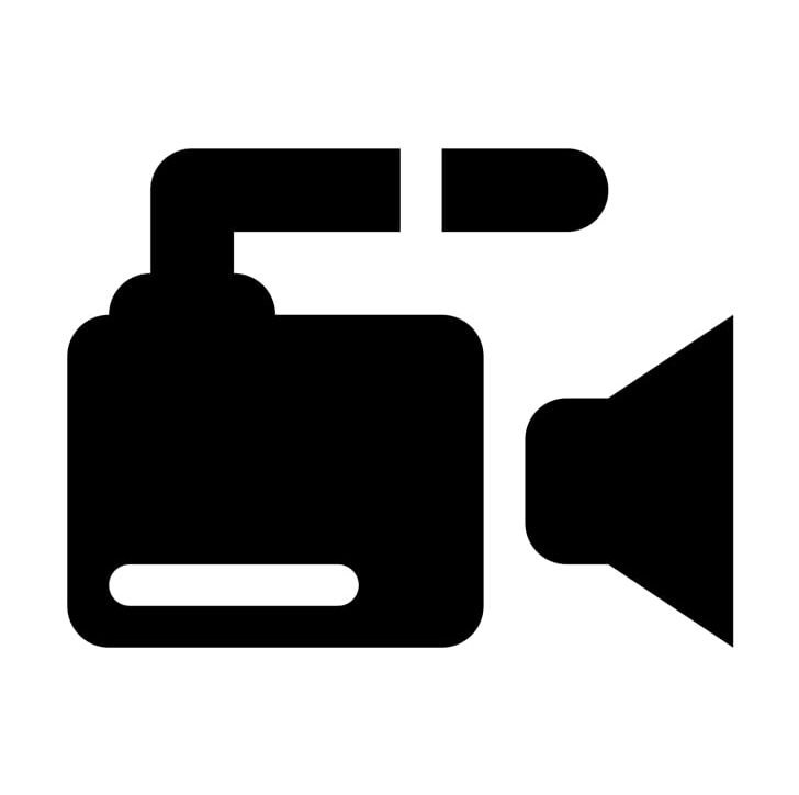 Computer Icons Video Cameras PNG, Clipart, Angle, Black, Black And White, Brand, Camera Free PNG Download