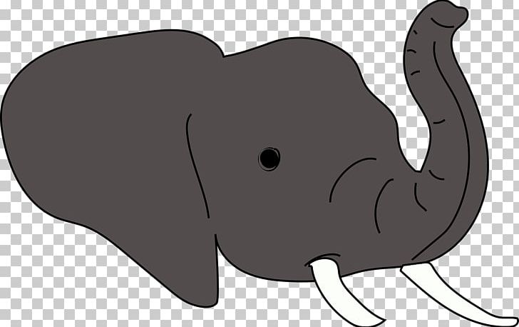 African Elephant Animal Cartoon PNG, Clipart, African Elephant, Animal, Animals, Animation, Black And White Free PNG Download