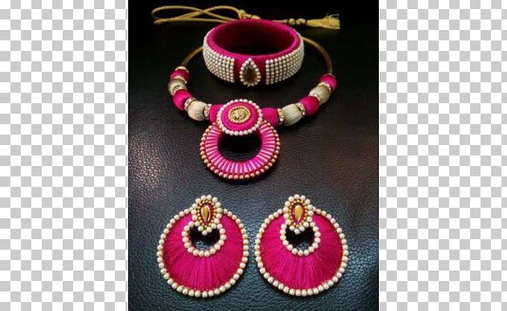 Necklace Earring Jewellery Silk Yarn PNG, Clipart, Bangle, Bijou, Bracelet, Chiffon, Earring Free PNG Download