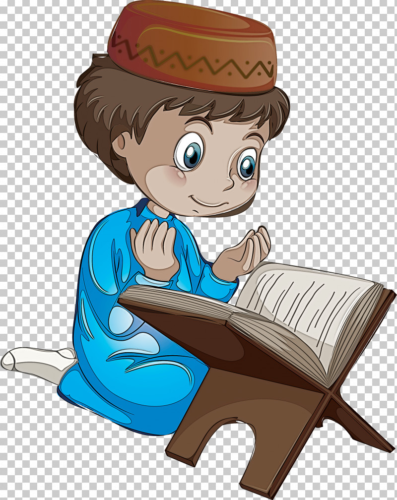 Muslim People PNG, Clipart, Cartoon, Muslim People, Reading, Sitting Free PNG Download