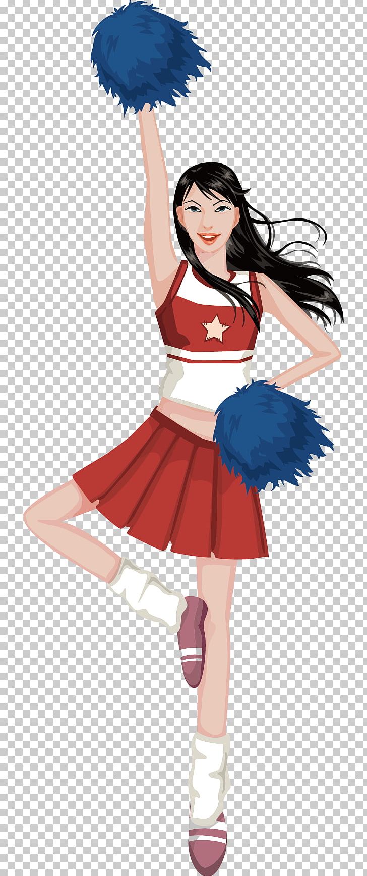 Cheerleader Illustration PNG, Clipart, Animals, Animation, Anime, Anime Beauty, Cartoon Free PNG Download