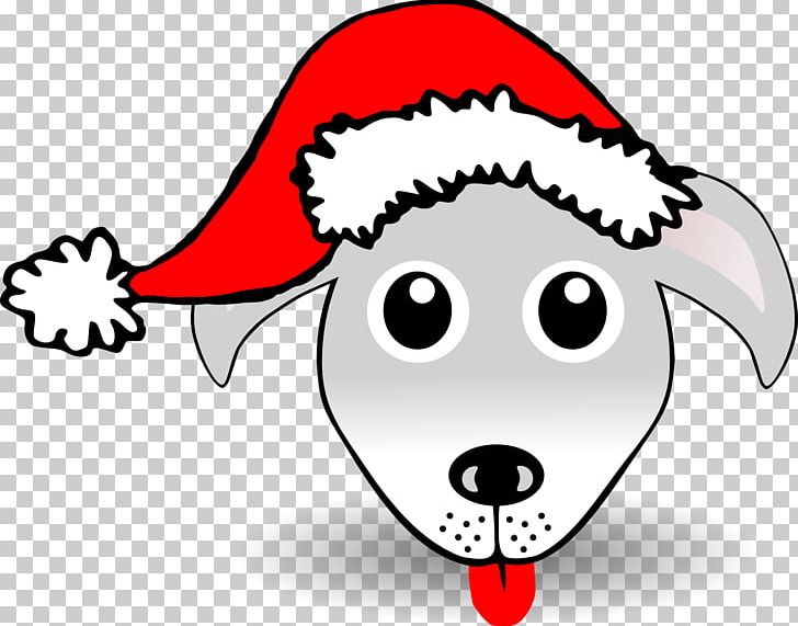 Dog Puppy Santa Claus Christmas PNG, Clipart, Area, Artwork, Christmas, Cuteness, Dog Free PNG Download