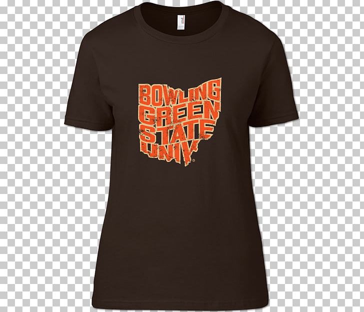 T-shirt Bowling Green State University Clothing Hoodie PNG, Clipart, Active Shirt, Apron, Bowling Green State University, Brand, Brown Free PNG Download
