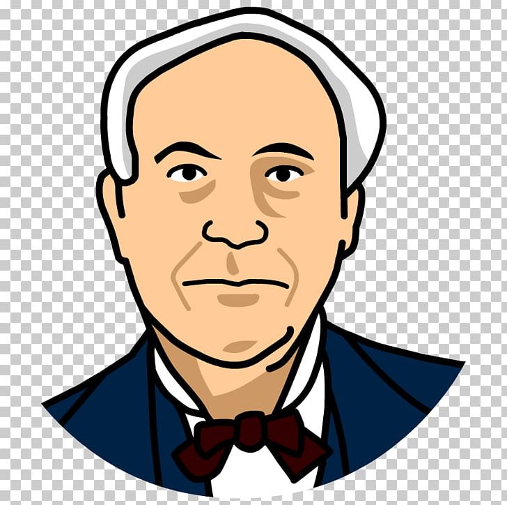 Thomas Edison Invention Inventor PNG, Clipart, Artwork, Cartoon, Cheek, Drawing, Electric Light Free PNG Download