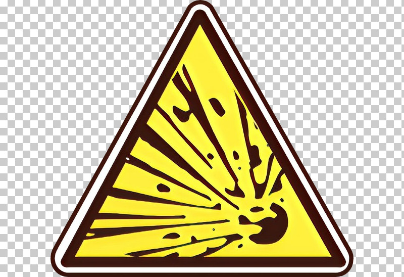 Yellow Triangle Triangle Sign PNG, Clipart, Sign, Triangle, Yellow Free PNG Download