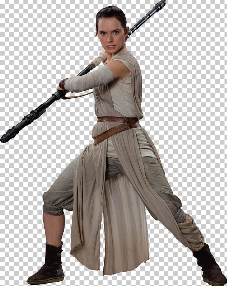 Rey Star Wars Episode VII Leia Organa Daisy Ridley Costume PNG, Clipart, Cold Weapon, Disney, Finn, Good, Han Solo Free PNG Download
