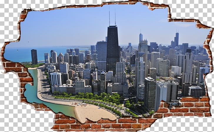 Uptown Business Wall Decal Chicago Skyline Art PNG, Clipart, Advertising, Art, Break, Building, Business Free PNG Download