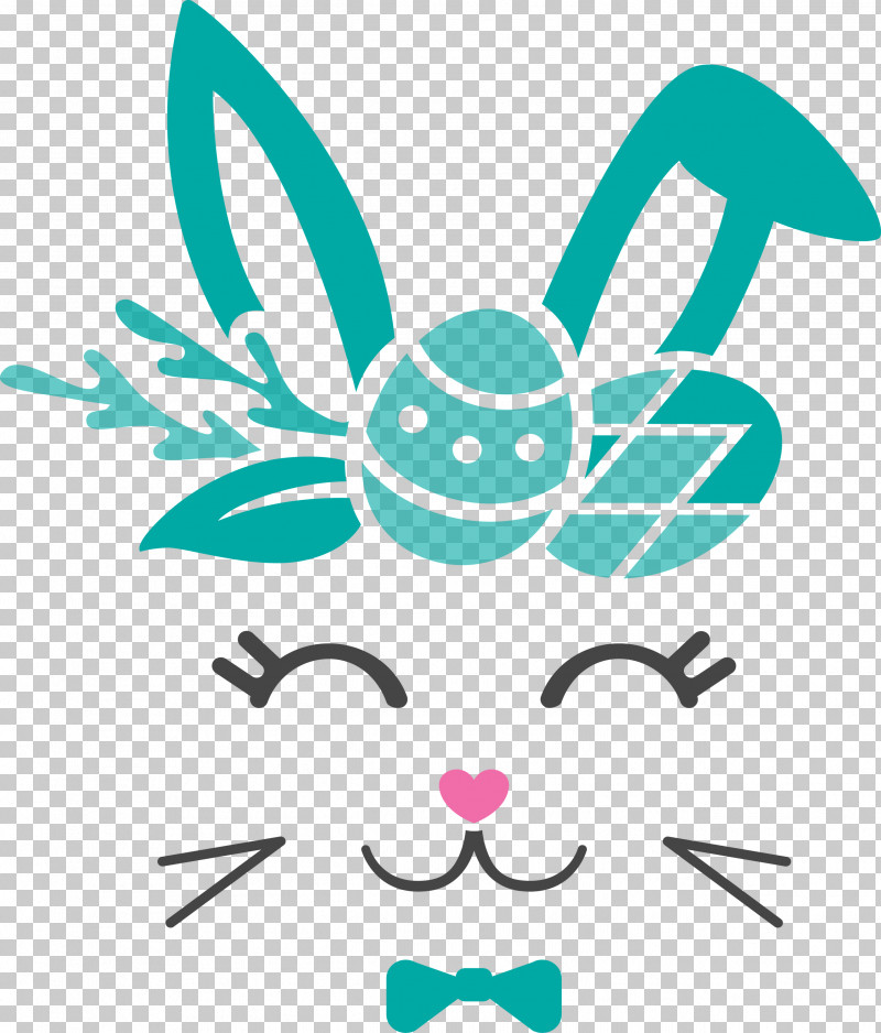Easter Bunny Easter Day Cute Rabbit PNG, Clipart, Cute Rabbit, Easter Bunny, Easter Day, Green, Head Free PNG Download