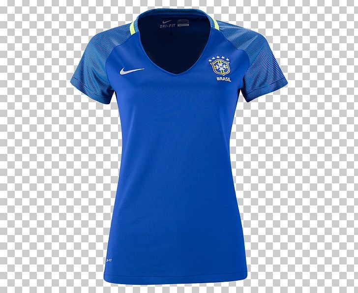 Brazil National Football Team T-shirt 2018 World Cup 2016–17 Segunda División La Liga PNG, Clipart, 2018, 2018 World Cup, Active Shirt, Blue, Brazil National Football Team Free PNG Download