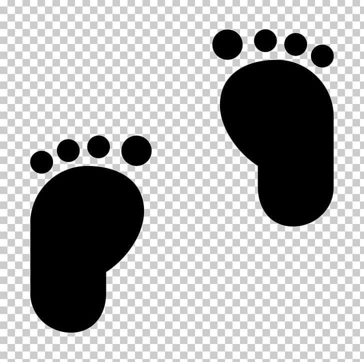 Computer Icons Infant Footprint Child PNG, Clipart, Animal Track, Black, Black And White, Child, Circle Free PNG Download