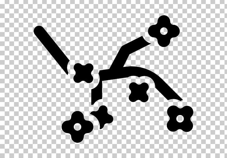 Symbol Computer Icons Cherry Blossom PNG, Clipart, Angle, Black, Black And White, Blossom, Brand Free PNG Download