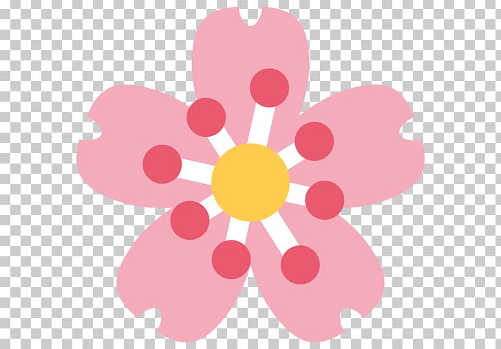 Cherry Blossom Emoji Yoshino Cherry Hanami PNG, Clipart, Blossom, Cherry, Cherry Blossom, Cherry Blossom Front, Circle Free PNG Download