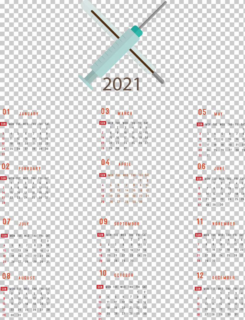 Printable 2021 Yearly Calendar 2021 Yearly Calendar PNG, Clipart, 2021 Yearly Calendar, Annual Calendar, Calendar System, Calendar Year, Computer Free PNG Download