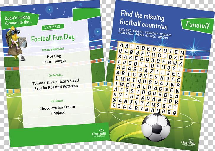 Menu Football School Meal Product PNG, Clipart, Advertising, Fan, Football, Force, Grass Free PNG Download