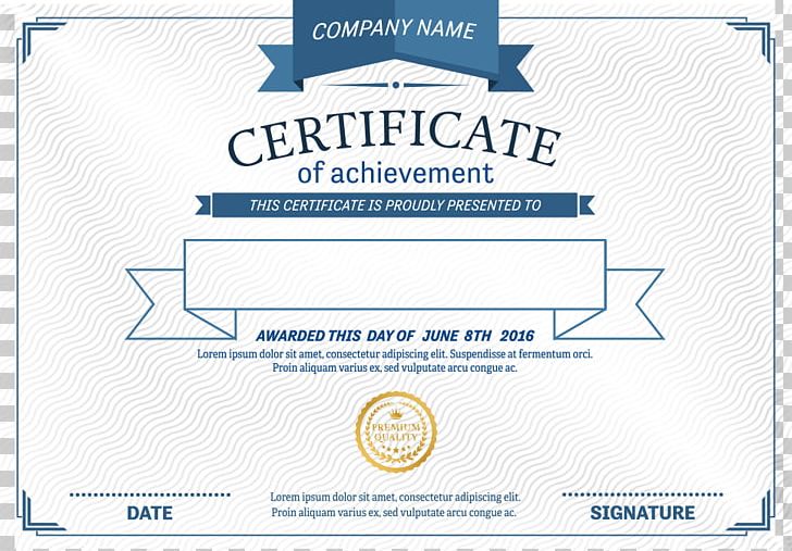 Template Diploma Academic Certificate PNG, Clipart, Award, Blue, Blue Border Certificate, Blue Vector, Border Free PNG Download