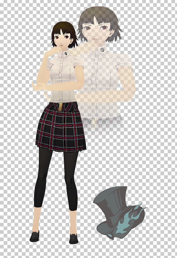 Persona 5 School Uniform Tartan Earring Costume Design PNG, Clipart, Acrylic Fiber, Anime, Clothing, Cosplay, Costume Free PNG Download