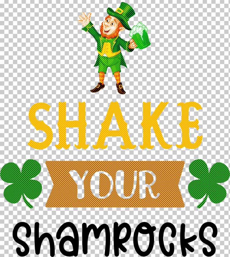 Shake Your Shamrocks St Patricks Day Saint Patrick PNG, Clipart, Behavior, Character, Happiness, Leaf, Line Free PNG Download