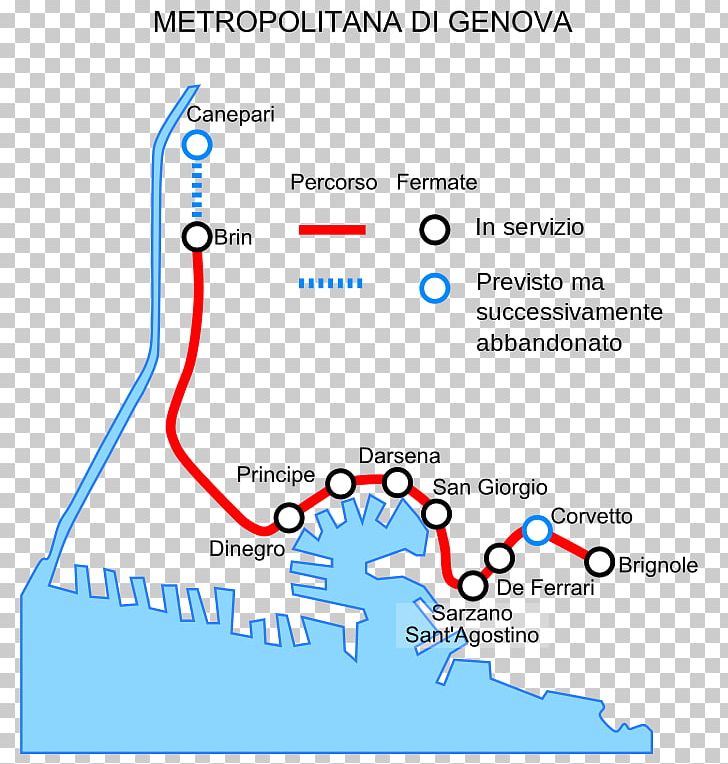 Genova Piazza Principe Railway Station Genoa Metro Rapid Transit Metro