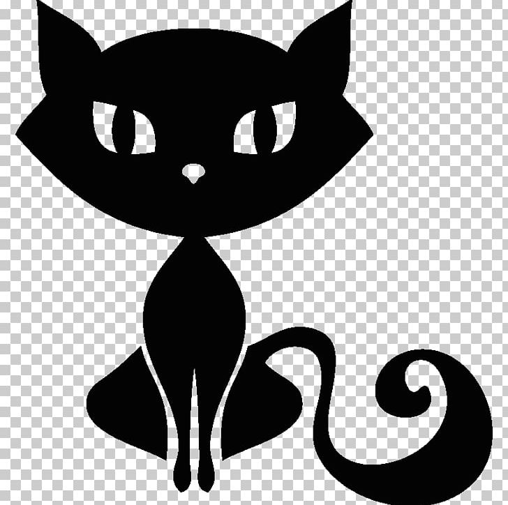 Cat Sticker Wall Decal Paper PNG, Clipart, Black, Black And White, Black Cat, Carnivoran, Cat Free PNG Download