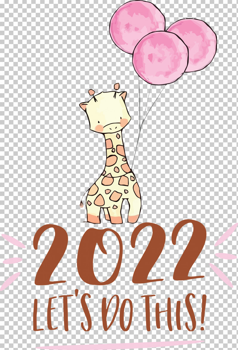 2022 New Year 2022 New Start 2022 Begin PNG, Clipart, Balloon, Body Art, Cartoon, Cuteness, Drawing Free PNG Download