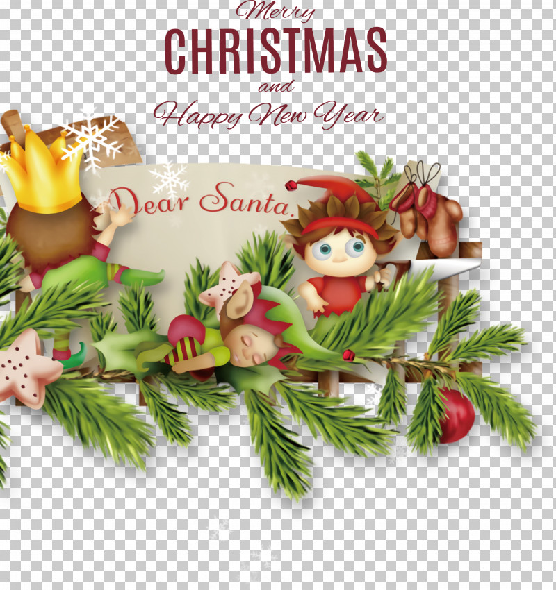 Merry Christmas Happy New Year PNG, Clipart, Bauble, Calendar Year, Christmas Day, Fairy, Floral Design Free PNG Download