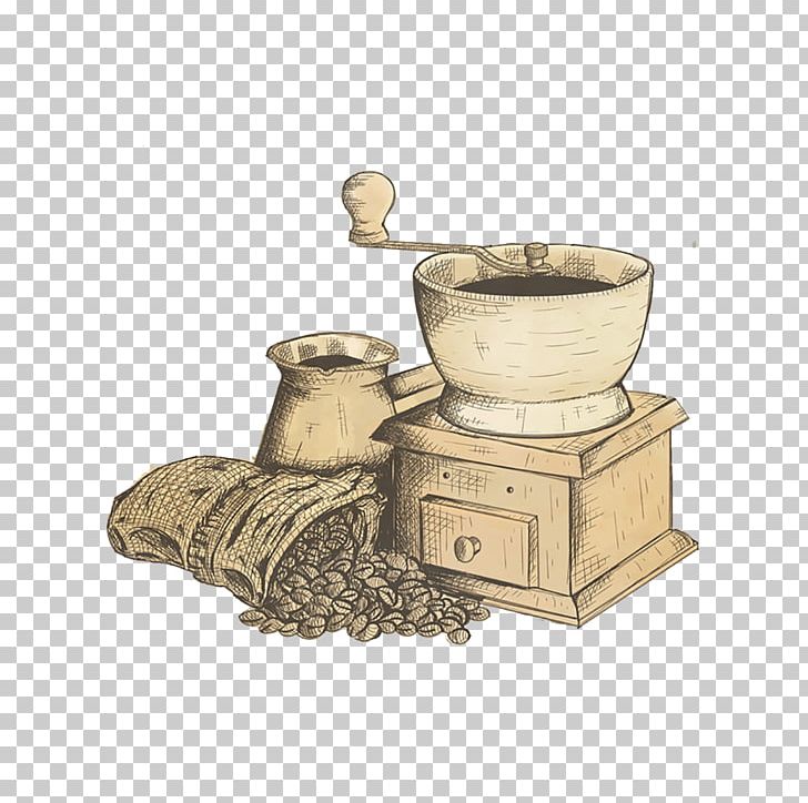 Coffee Drawing Moka Pot AeroPress Drink PNG, Clipart, Brewed Coffee, Ceramic, Coffee, Coffee Aroma, Coffee Bean Free PNG Download