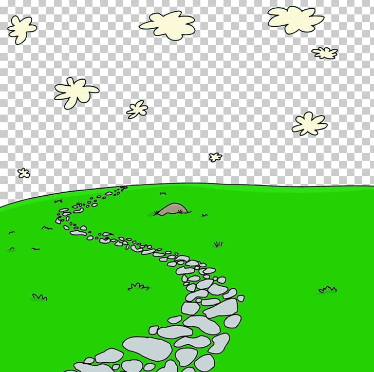 Cartoon Illustration PNG, Clipart, Angle, Art, Circle, Curved Path, Grass Free PNG Download
