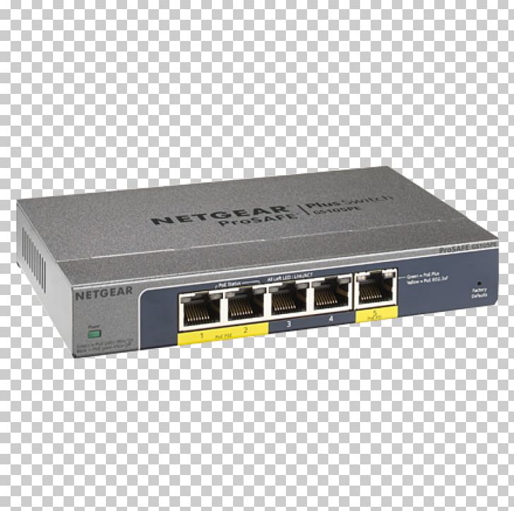 Network Switch Power Over Ethernet Gigabit Ethernet Netgear Port PNG, Clipart, Computer Network, Computer Networking, Electron, Electronic Device, Ethernet Free PNG Download