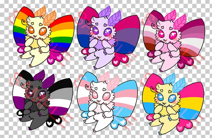 Butterfly Gay Pride LGBT Art PNG, Clipart, Art, Artwork, Bisexuality, Butterfly, Chibi Free PNG Download