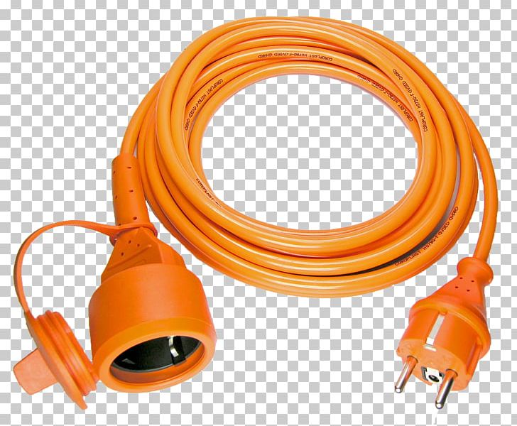 Schuko Lampini Network Cables Orange Electrical Conductor PNG, Clipart, Cable, Electrical Cable, Electrical Conductor, Electronics Accessory, Extension Cord Free PNG Download