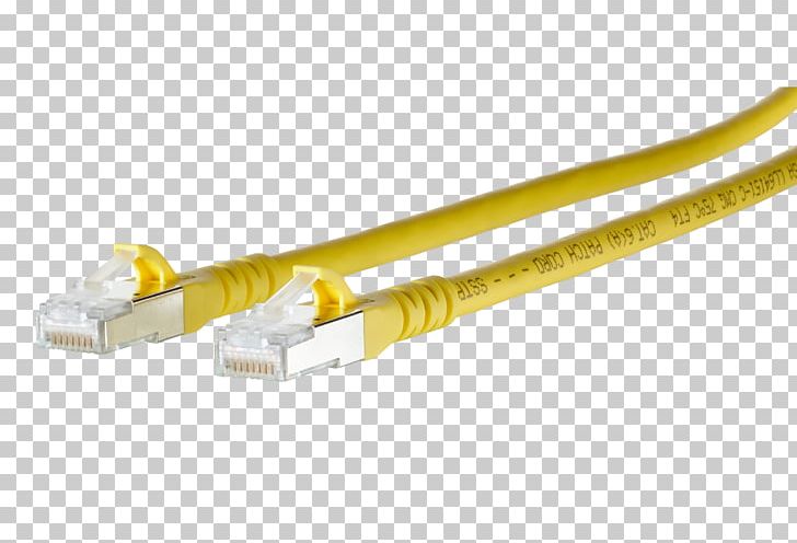 Patch Cable 8P8C Câble Catégorie 6a Yellow Electrical Connector PNG, Clipart, 8p8c, Cable, Electrical Cable, Electrical Connector, Electronics Accessory Free PNG Download