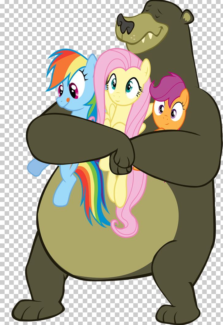 Pony Bear Rainbow Dash Fluttershy Scootaloo PNG, Clipart, Bea, Carnivora, Carnivoran, Cartoon, Character Free PNG Download