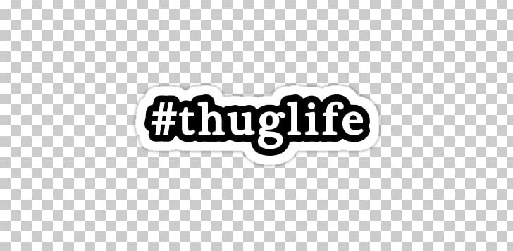 Thug Life Black And White Sticker PNG, Clipart, Area, Art, Black And White, Blue, Brand Free PNG Download