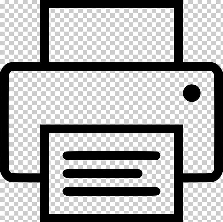 Computer Icons Printing Printer PNG, Clipart, Angle, Area, Black, Black And White, Computer Icons Free PNG Download