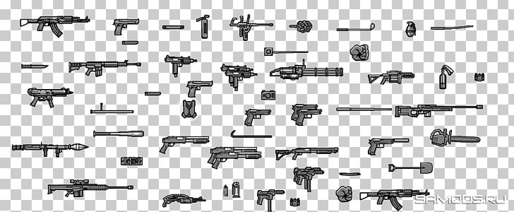 Grand Theft Auto: San Andreas Grand Theft Auto V Grand Theft Auto IV Black & White Weapon PNG, Clipart, Angle, Auto Part, Black, Black White, Computer Icons Free PNG Download
