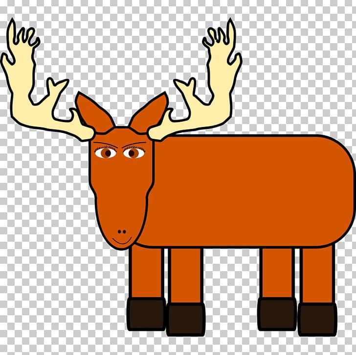 Moose Deer Cartoon PNG, Clipart, Animal Figure, Animation, Antler, Area, Artwork Free PNG Download