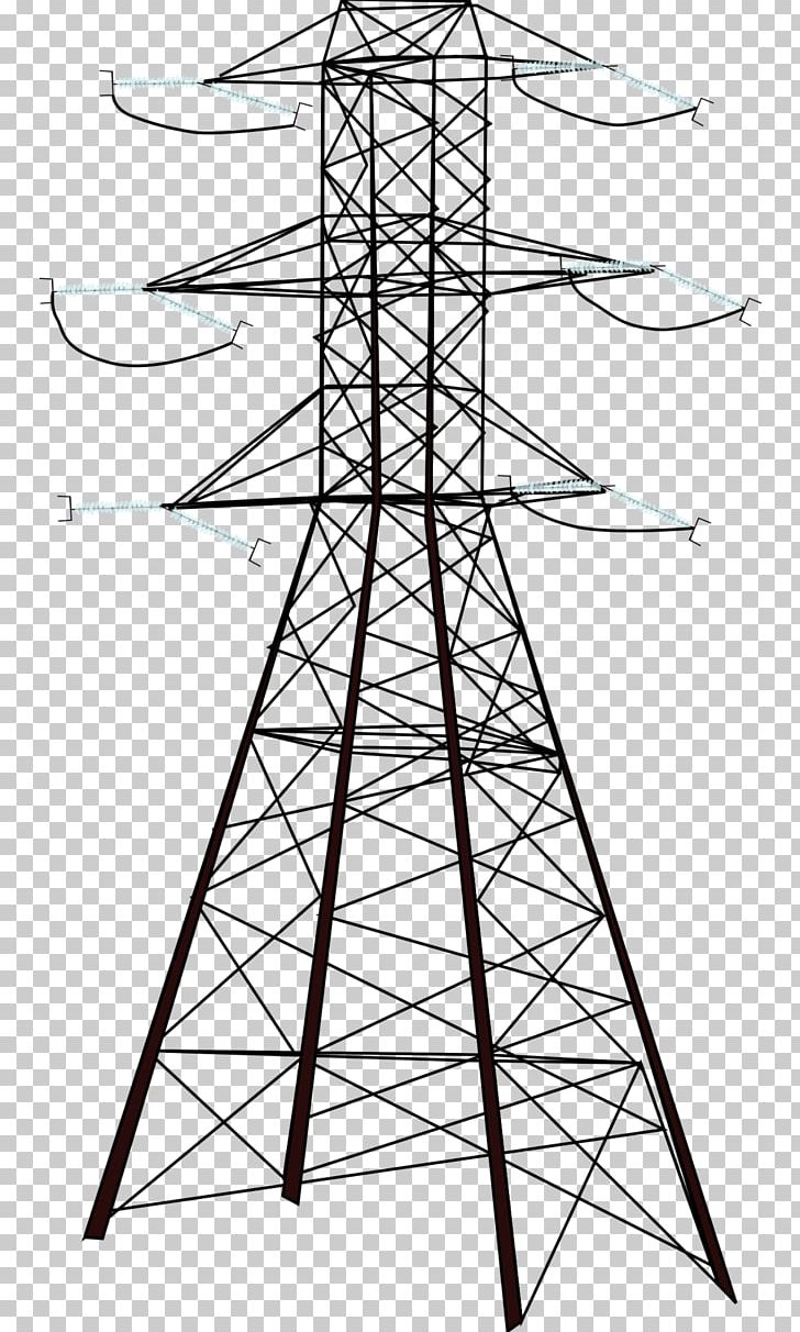 Electricity High Voltage Electric Potential Difference Overhead Power Line Wire PNG, Clipart, Angle, Art, Artwork, Black And White, Drawing Free PNG Download